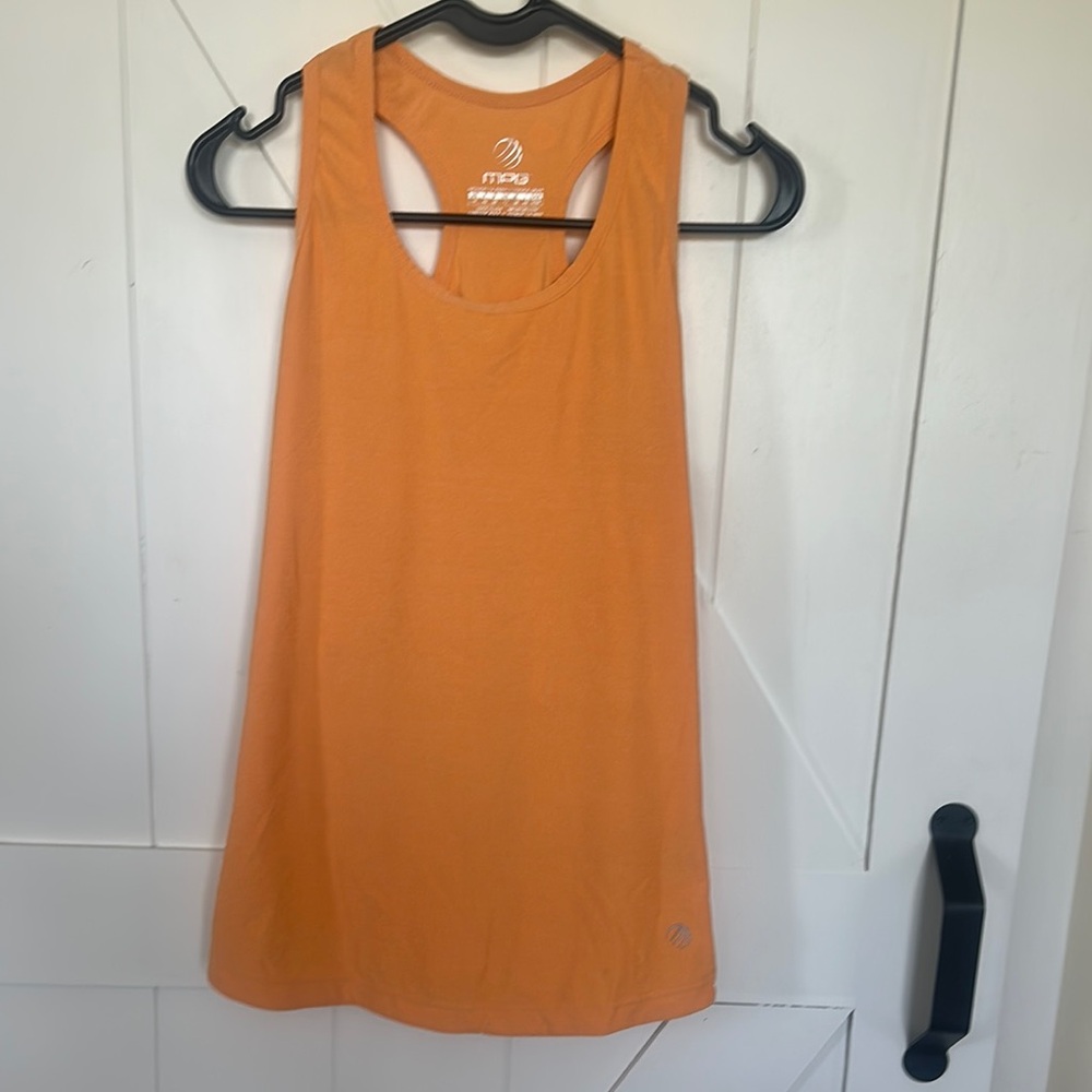 MPG Women’s Orange Tank Top, Size M